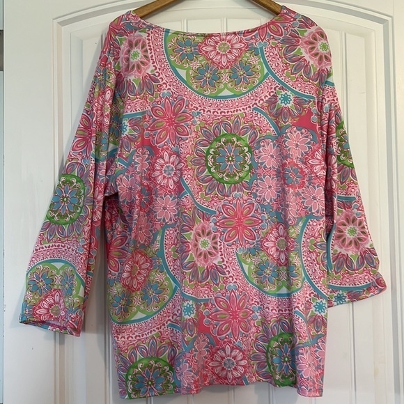 New Ruby Rd. Paisley Print Top Size 2X - Picture 6 of 8